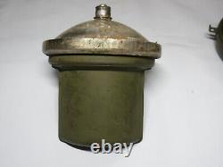 NOS Ford GPW Jeep GPW 13150 6 Volt Blackout Fender Driving Lamp Parts = Pièces de lampe de conduite pour pare-chocs noir 6 volts NOS Ford GPW Jeep GPW 13150