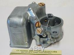 New Carter Wo Carburateur Corps Principal. MB Willys Cj2a Ford Gpw Armée Jeep G503 Carb