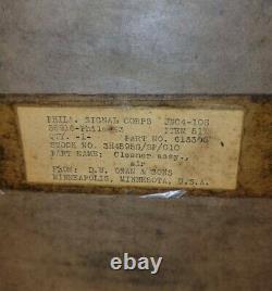 Nos 1943 Nettoyeur D'air De Bain À Huile # 613300 D. W. Onan & Sons Willys MB Ford Gpw Jeep
