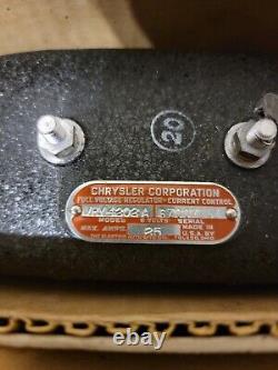 Nos Autolite 6 Volt 25 Amp Régulateur P# Vry-4202a Vra-72 Wwii Ford Gpw Willys MB