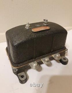 Nos Autolite 6 Volt 25 Amp Régulateur P# Vry-4202a Vra-72 Wwii Ford Gpw Willys MB