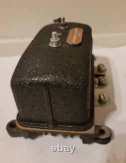 Nos Autolite 6 Volt 25 Amp Régulateur P# Vry-4202a Vra-72 Wwii Ford Gpw Willys MB