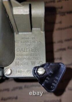 Nos Carter W-o 698s Carburateur Pour Ww2 Willys MB & Ford Gpw Jeep P# Wo-647843c