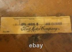 Nos Oakes Oil Bath Air Cleaner Ford Gpw Willys MB Jeep, P# 18205b, Scellé En Boîte
