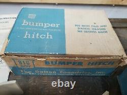 Nos Vintage Big Boy Remorque Hitch Bumper Clamp Style Flathead Ford Chevy Camper