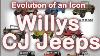 Orgins De La Série Cj Willys Jeeps Cj 1 Cj 2a Cj 3a Cj 3b M38