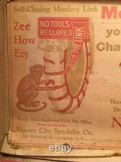 Original Teens 20-30s Monkey Links Store Display Tire Chain Antique Oem Vintage