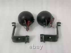 Paire de phares Willys Jeep MB Ford GPW avec support gauche et droit adapté pour