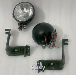 Phare adapté pour Willys Jeep MB Ford GPW avec support Paire Gauche & Droite