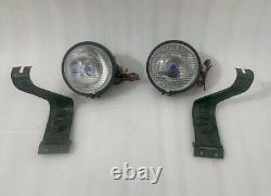 Phare adapté pour Willys Jeep MB Ford GPW avec support Paire Gauche & Droite