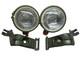 Phare Avec Paire De Supports Gauche Et Droite Compatible Avec Willys Jeep Mb Ford Gpw