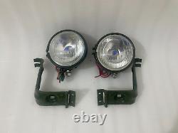Phare pour Jeep Willys MB Ford GPW avec support - paire gauche et droite