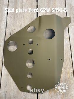 Plaque de protection Ford GPW NEUVE GPW5391-B G503 Jeep Willys