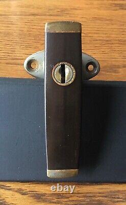 Poignée de porte vintage antique extérieure verrouillable sans clé Packard des années 1920 1930