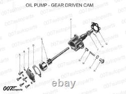 Pompe à huile s'adapte à Willys Jeep 41-46 MB, GPW, CJ-2A -645631 Nouvelle reproduction