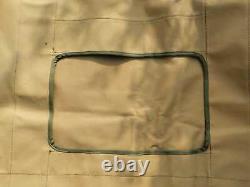 Pour Jeep Willys Ford MB GPW Ensemble de capote et coussin en toile couleur sable G-503