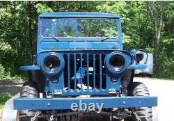 Pour Jeep Willys GPW Kit de conversion de phare LED - Complet avec montage et câblage