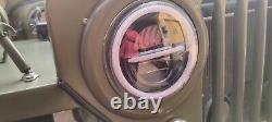 Pour Jeep Willys GPW Kit de conversion de phare LED - Complet avec montage et câblage