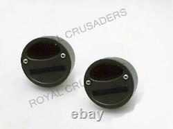 Pour WILLYS MB FORD GPW JEEP CAMION MILITAIRE CAT EYE FEU ARRIÈRE 4'' PAIRE #G27