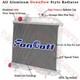 Radiateur En Aluminium 3 Rangées Pour Jeep Willys Mb/cj-2a/m38/ford Gpw 2.6l 1941-1952 1950