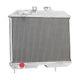 Radiateur En Aluminium à 3 Rangées Compatible Avec Jeep Willys Cj2 Cj-2a Cj3 M38 Ford Gpw 1941-1952