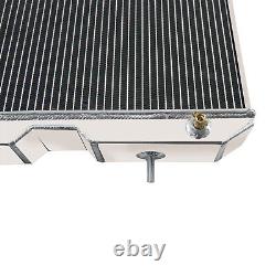 Radiateur en aluminium à 3 rangées compatible avec Jeep Willys CJ2 CJ-2A CJ3 M38 / Ford GPW 1941-1952