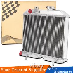 Radiateur en aluminium à 3 rangées pour Jeep Willys CJ2 CJ-2A CJ3 M38 Ford GPW 1941-1952
