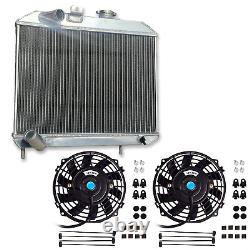 Radiateur en aluminium à 3 rangées + ventilateur pour Jeep Willys MB/CJ-2A/M38/Ford GPW 1948 de 1941 à 1952