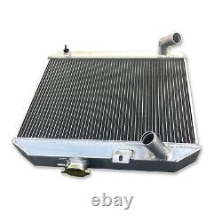 Radiateur en aluminium à 3 rangées + ventilateur pour Jeep Willys MB/CJ-2A/M38/Ford GPW 1948 de 1941 à 1952