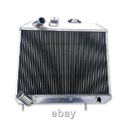 Radiateur en aluminium à 3 rangées + ventilateur pour Jeep Willys MB/CJ-2A/M38/Ford GPW 1948 de 1941 à 1952