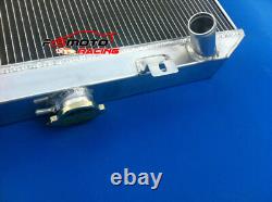 Radiateur en aluminium + ventilateur pour Jeep Willys CJ2 CJ-2A CJ3 M38 Ford GPW 1941-1952