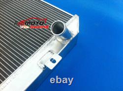 Radiateur en aluminium + ventilateur pour Jeep Willys CJ2 CJ-2A CJ3 M38 Ford GPW 1941-1952