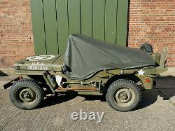 Rain Couverture Us Army Willys Jeep MB Persenning Regenverdeck Ford Gpw Hotchkiss