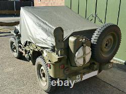 Rain Couverture Us Army Willys Jeep MB Persenning Regenverdeck Ford Gpw Hotchkiss