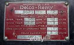 Régulateur Delco Remy 12v. Pour les jeeps à circuit 12v, également pour les Willys MB Ford GPW.