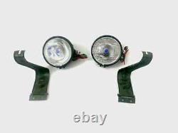 S'adapte aux Jeeps Willys MB Ford GPW Paires de phares + supports gauche et droit