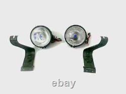 S'adapte aux phares Willys Jeeps MB Ford Gpw + paire de supports gauche et droit