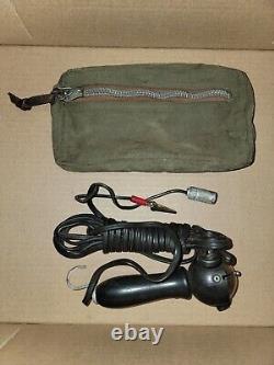 Sac en toile OD du Signal Corps de la Seconde Guerre mondiale avec fermeture éclair pour Jeep Ford GPW GPA Willys MB