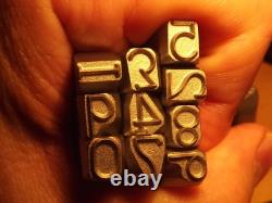 Set de tampons numériques perforateurs 7 mm Punch Ford-GPW-Jeep