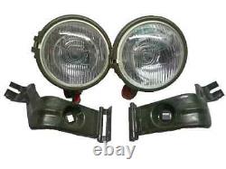 Supports de phare + paire gauche et droite adaptés pour Jeep Willys MB Ford GPW