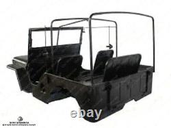 TOIT ÉTÉ SOUPLE POUR ARCEAUX DROITS POUR JEEP WILLYS CJ2A 1945-1949 - VERT OD