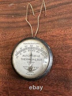 Thermomètre Antique De L'automobile De 1940 Vintage Chevy Ford Hot Rod