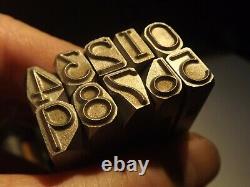 Timbre De 8 MM Punch Set Timbres Numériques Punch Ford-gpw-jeep