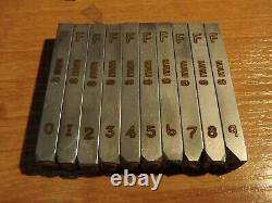 Timbre De 8 MM Punch Set Timbres Numériques Punch Ford-gpw-jeep