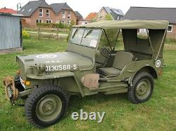 Toile Sommer Verdeck Jeep Willy MB Jeepverdeck Ford Gpw Hotchkiss
