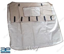 Toile de toit souple d'été imperméable pour Willys Jeep MB CJ 2A 3A Ford GPW @UK