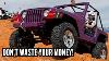 Un Jeep Pas Cher S'attaque à Des Sentiers Difficiles Et Domine