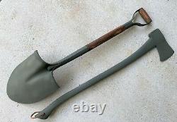 Us Army Military Vehicle Shovel & Ax / Axe Set Willys Jeep MB Ford Gpw M151
