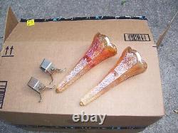 Vases de fleurs en soie ancienne des années 1930 pour voitures anciennes GM Ford Chevy Hot rat Rod bomb