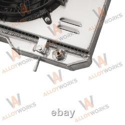Ventilateur de carénage de radiateur à 4 rangées pour Jeep Willys MB 2A M38 Ford GPW moteur de 1941-1952 42